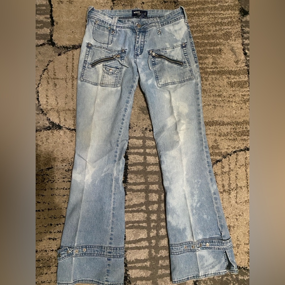 Stylish Vintage Light Blue Women's Jeans